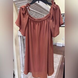 NWT She + Sky Off The Shoulder Dress Size Small Oversized